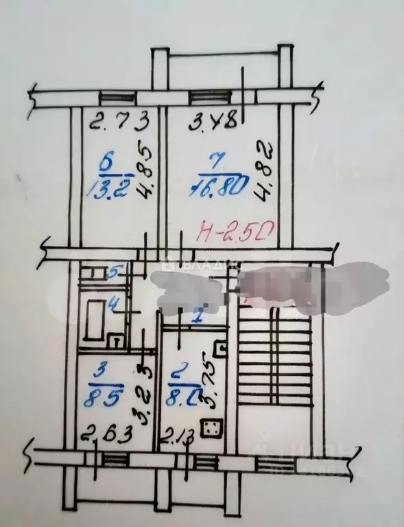 3-к кв. Белгородская область, Белгород ул. Губкина, 18г (57.9 м) - Фото 2