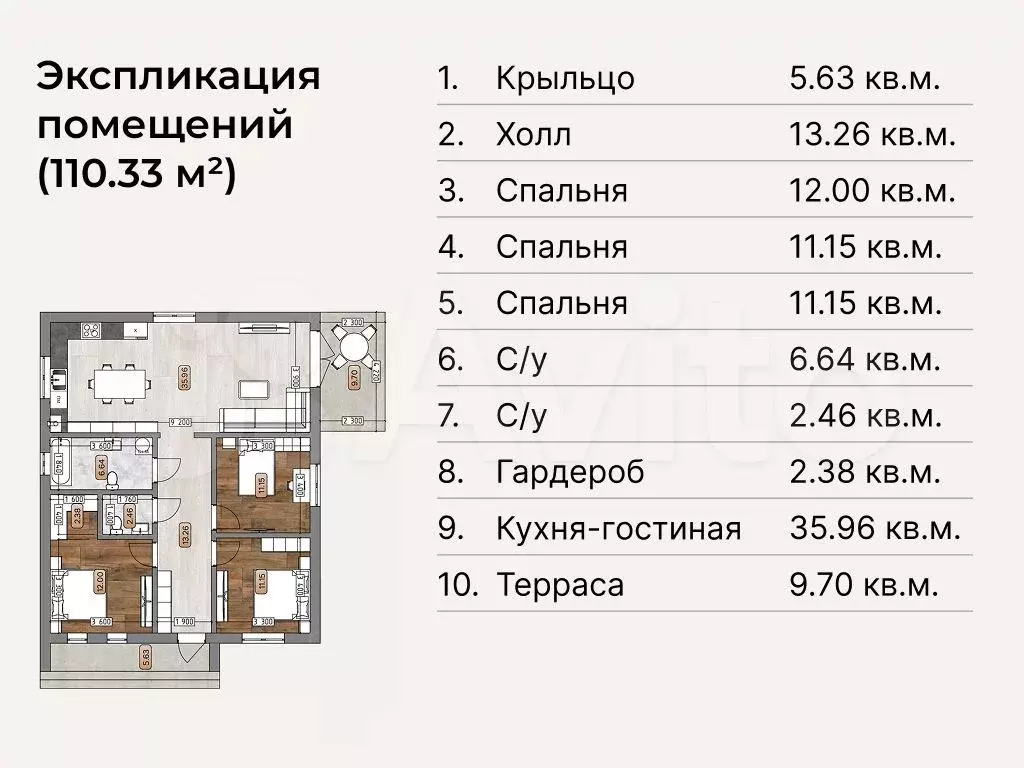 Дом 110 м на участке 6 сот. - Фото 1
