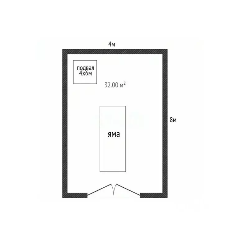 Гараж в Брянская область, Брянск пер. Осоавиахима, 3В (32 м) - Фото 1
