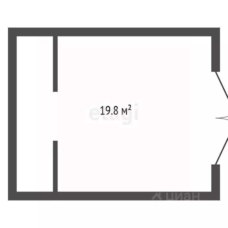 Гараж в Тюменская область, Тюмень Октябрьская ул., 37 (20 м) - Фото 2