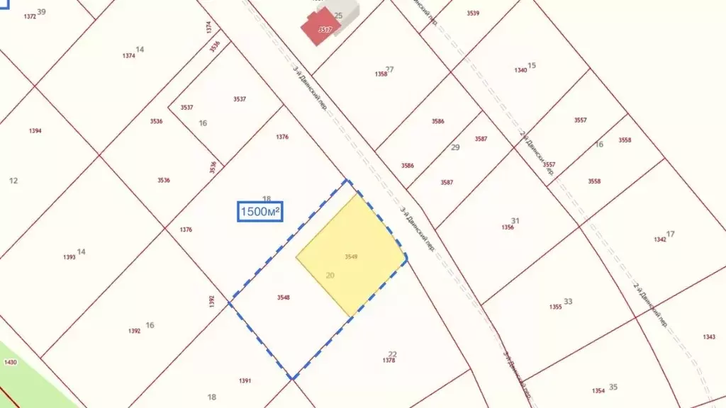 Участок в Москва Европейская долина-2 ДНП, пер. 3-й Двинский, 20 (15.0 ... - Фото 1