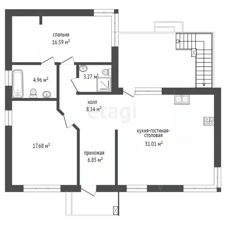 Дом в Ростовская область, Таганрог ул. Мещерякова (108 м) - Фото 2