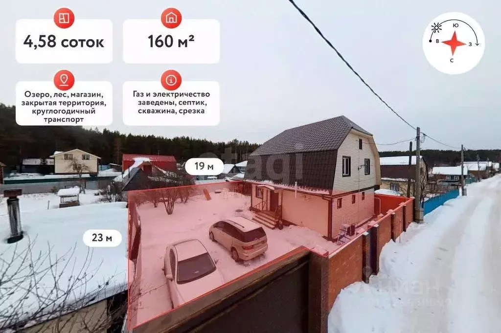 Дом в Тюменская область, Тюмень СНТСН Суходольное тер., ул. Березовая ... - Фото 1