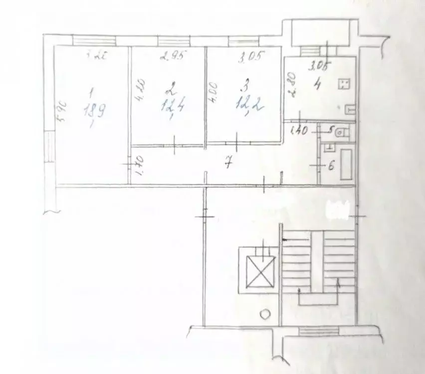 3-к кв. Иркутская область, Иркутск ул. Розы Люксембург, 293 (70.0 м) - Фото 1