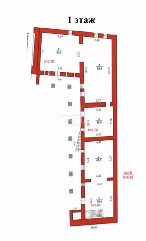 Помещение свободного назначения (264 м) - Фото 2