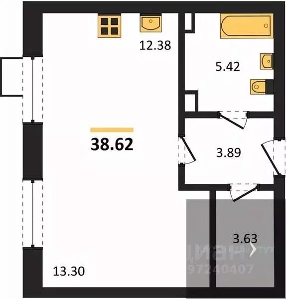 Студия Воронежская область, Рамонский район, Яменское с/пос, пос. ... - Фото 1