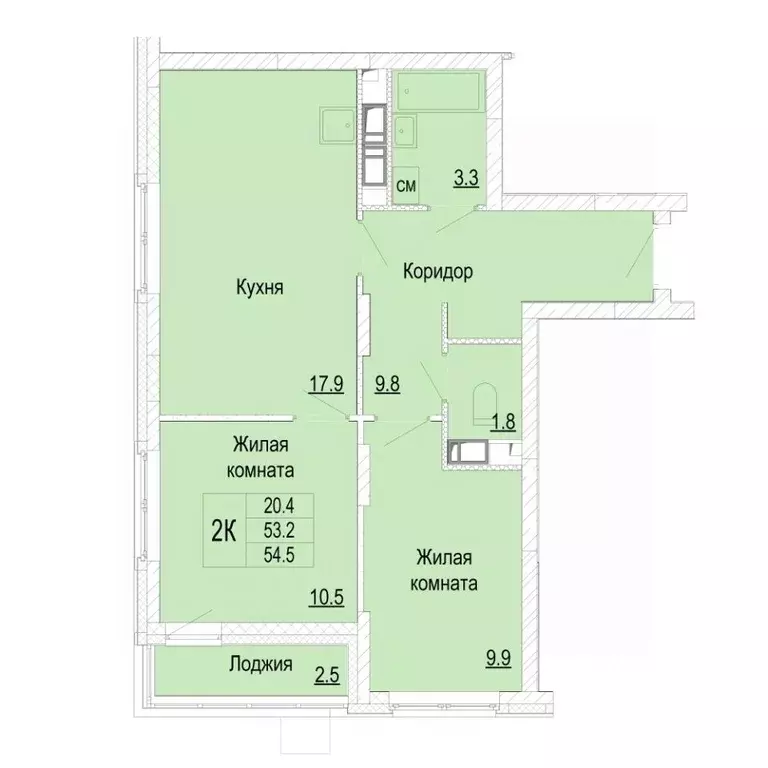 2-к кв. Нижегородская область, Нижний Новгород Новая Кузнечиха жилой ... - Фото 0