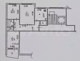 3-к. квартира, 63,1 м, 4/9 эт. - Фото 0