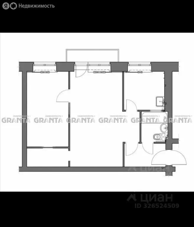 2-комнатная квартира: Красноярск, проспект имени Газеты Красноярский ... - Фото 2
