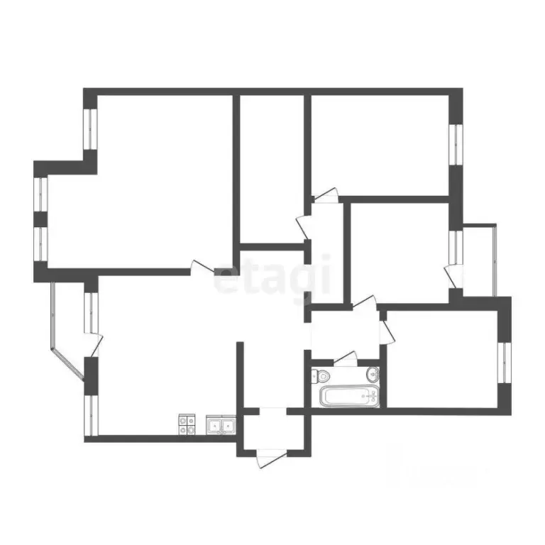 5-к кв. Тюменская область, Тюмень Камчатская ул., 100/2 (123.5 м) - Фото 2