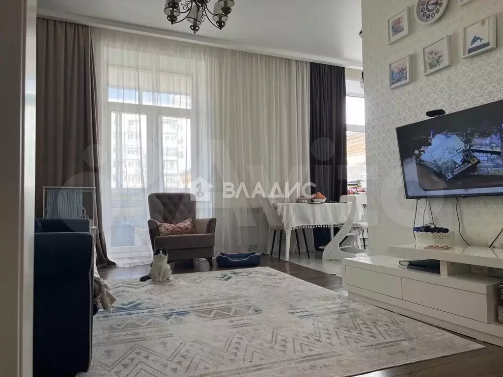 3-к. квартира, 76 м, 4/4 эт. - Фото 0