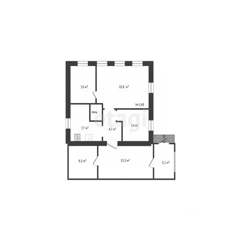 Дом в Челябинская область, Миасский городской округ, пос. Тургояк ул. ... - Фото 2