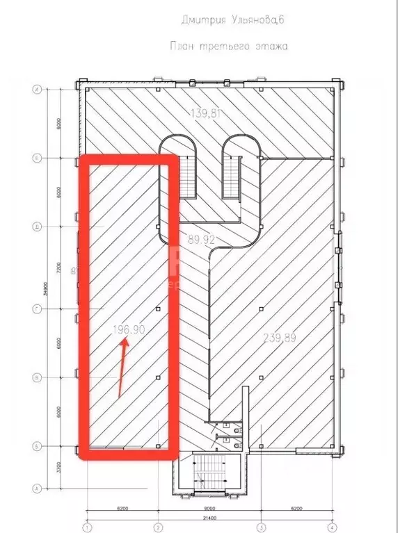 Офис в Ульяновская область, Ульяновск ул. Дмитрия Ульянова, 4 (197 м) - Фото 2