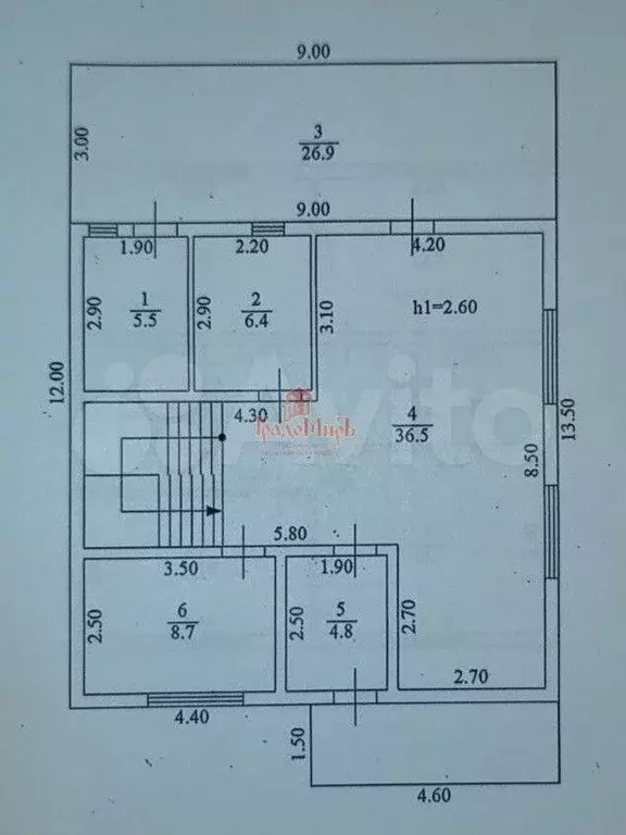 Дом 170 м на участке 12 сот. - Фото 1