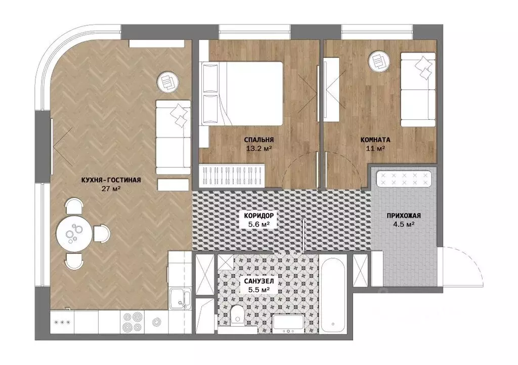3-комнатная квартира: Москва, Золоторожский проезд, 3 (103 м) - Фото 1