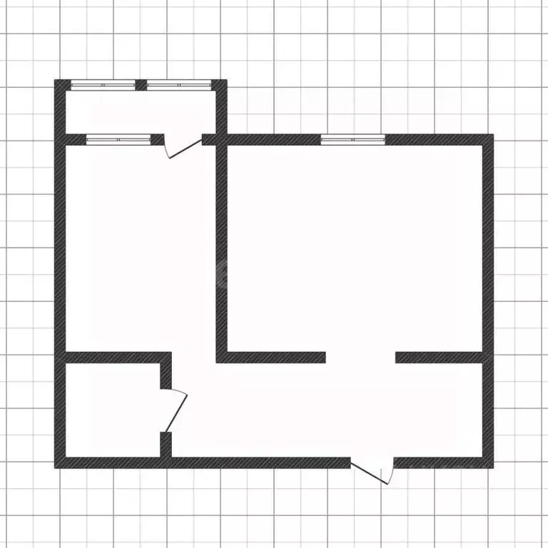 1-к кв. Курская область, Курск ул. Герцена, 1 (36.1 м) - Фото 2