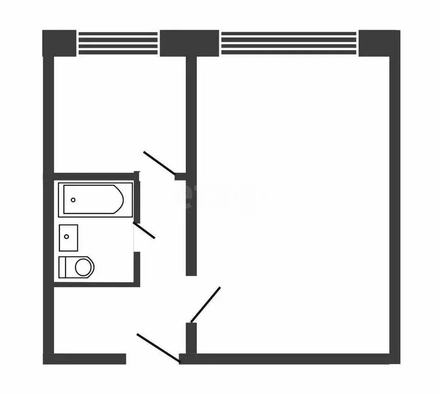 1-комнатная квартира: Сатка, Солнечная улица, 26 (38.7 м) - Фото 1