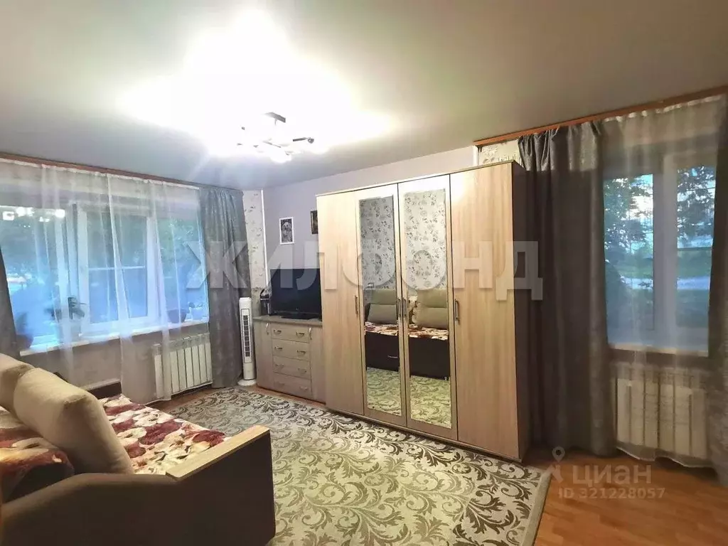 1-к кв. Новосибирская область, Новосибирск Большевистская ул., 173 ... - Фото 1