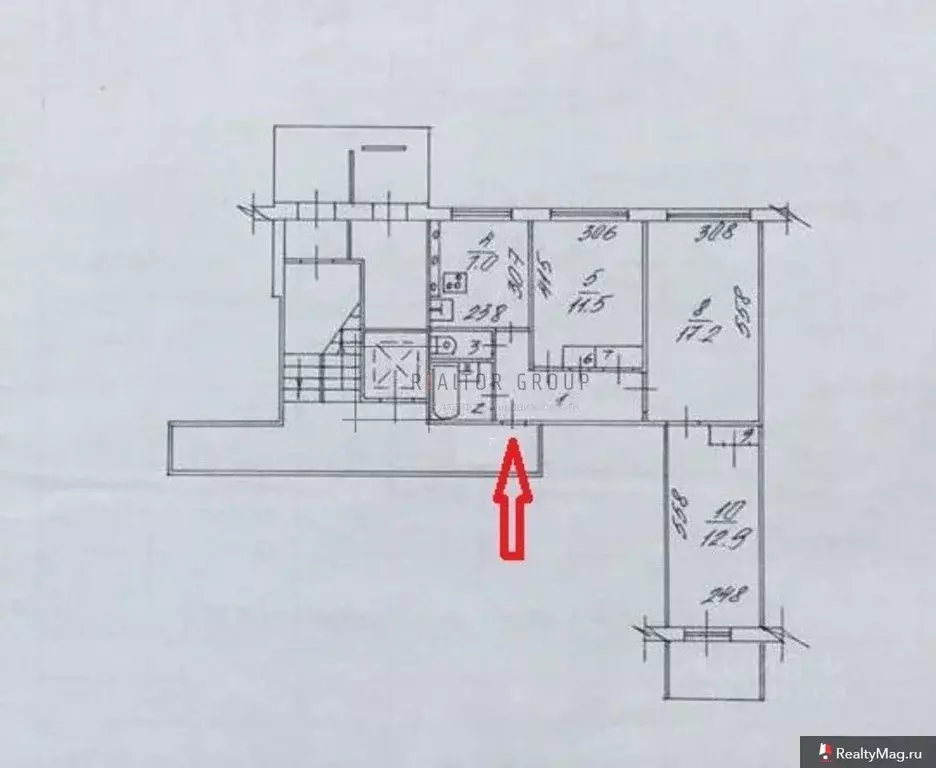3-к кв. Новосибирская область, Новосибирск Нижняя Ельцовка мкр, ул. ... - Фото 2