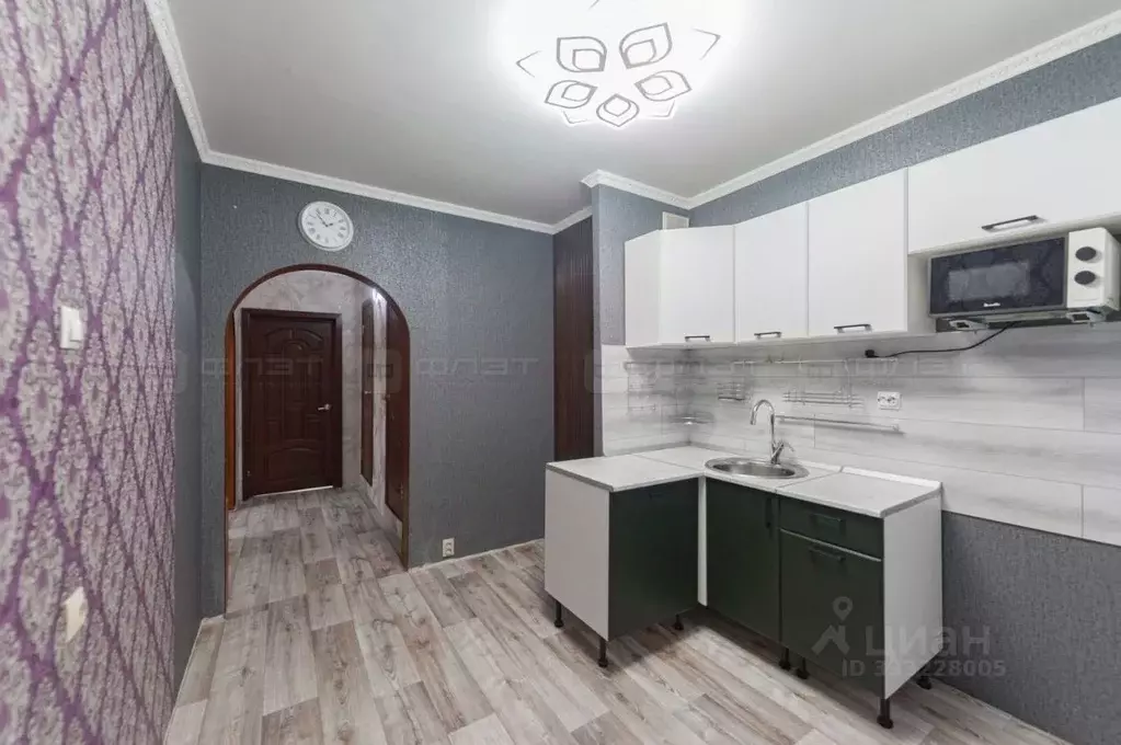 1-к кв. Татарстан, Казань ул. Академика Глушко, 3 (31.7 м) - Фото 1