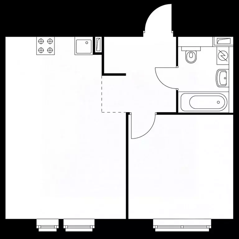 2-к кв. Краснодарский край, Сочи ул. Искры, 88 (30.0 м) - Фото 1