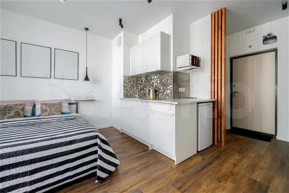 Квартира-студия, 15,5 м, 1/9 эт. - Фото 1