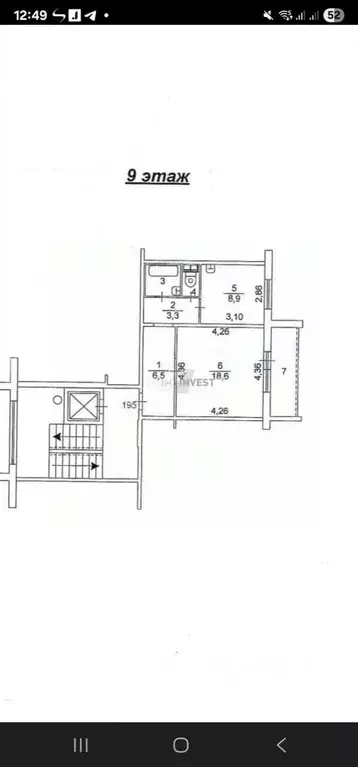 1-к кв. Челябинская область, Челябинск ул. Салавата Юлаева, 28 (40.9 ... - Фото 2