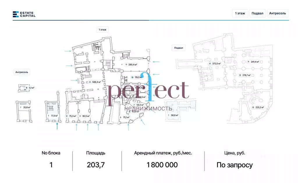 Торговая площадь в Москва Мясницкая ул., 8/2 (119 м) - Фото 1