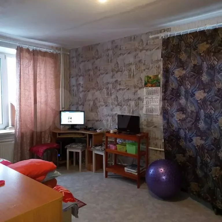 1-к. квартира, 30м, 2/5эт. - Фото 1