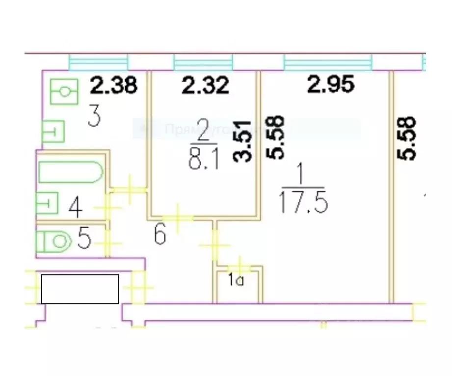 2-к кв. Москва ул. Вучетича, 22 (38.8 м) - Фото 1