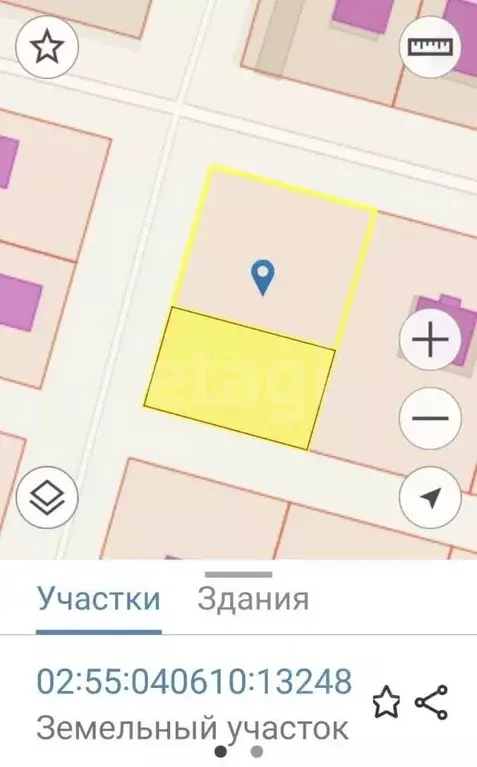 Участок в Башкортостан, Уфа городской округ, с. Нагаево, 39-й кв-л  ... - Фото 2