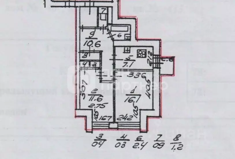 2-к кв. Санкт-Петербург просп. Просвещения, 46К1 (50.6 м) - Фото 2