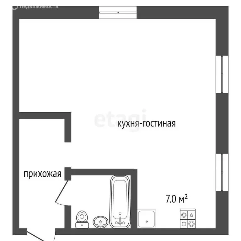 1-комнатная квартира: Муром, Комсомольский переулок, 10 (31 м) - Фото 0