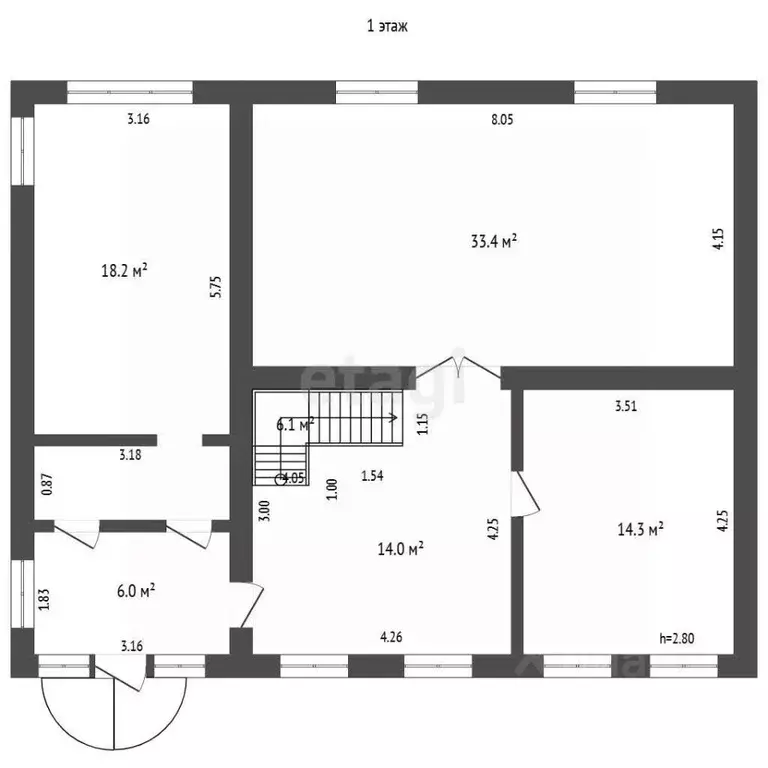 Дом в Алтайский край, Барнаул Геодезическая ул., 122 (270 м) - Фото 2