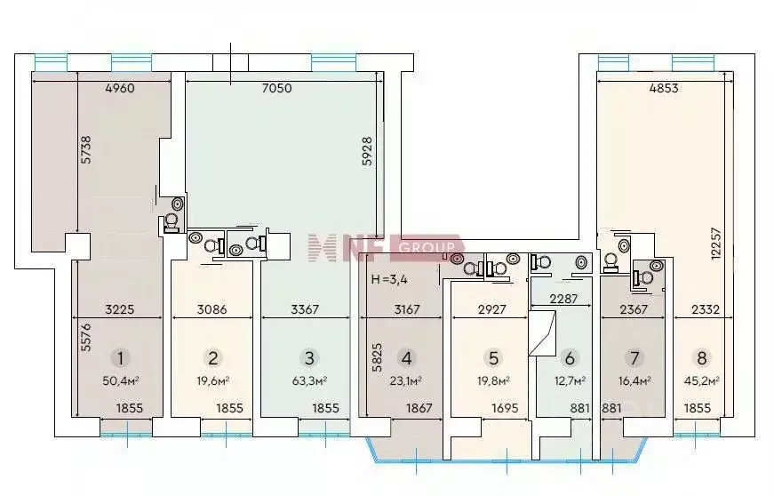 Торговая площадь в Москва Ленинградский просп., 33К3 (20 м) - Фото 1