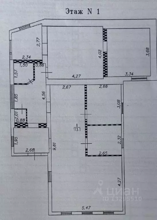 Дом в Омская область, Омск ул. 1-я Самарская, 24 (101 м) - Фото 2