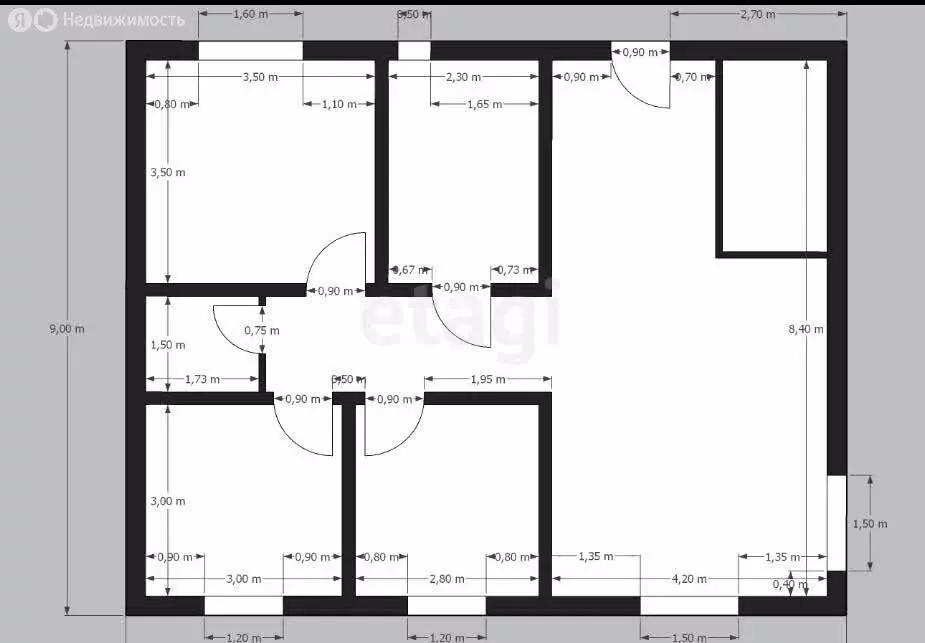 Дом в Курганская область, Кетовский муниципальный округ, посёлок ... - Фото 1