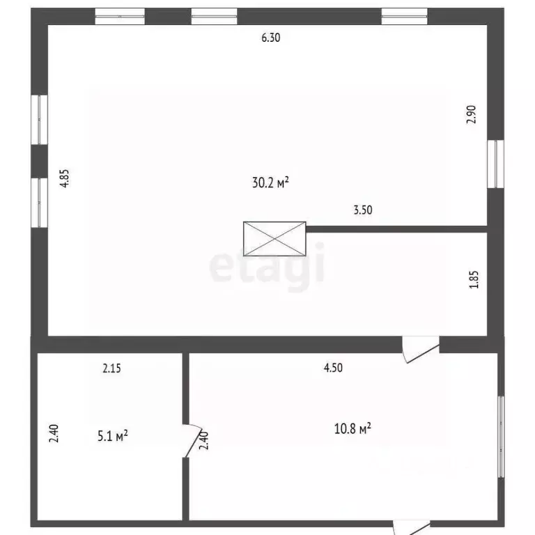 Дом в Тюменская область, Ярковский муниципальный округ, д. Юртобор ул. ... - Фото 2