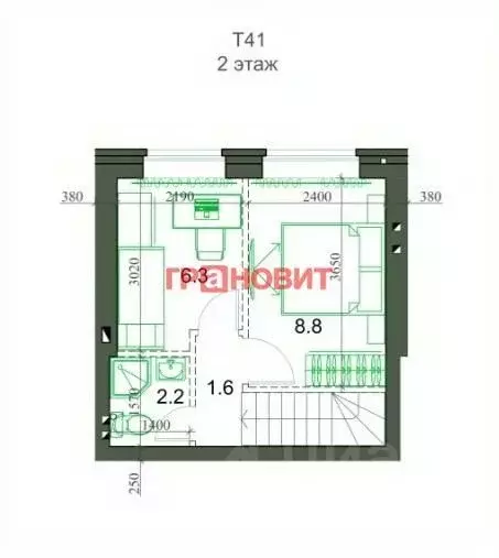 Таунхаус в Новосибирская область, Новосибирский район, Мичуринский ... - Фото 1