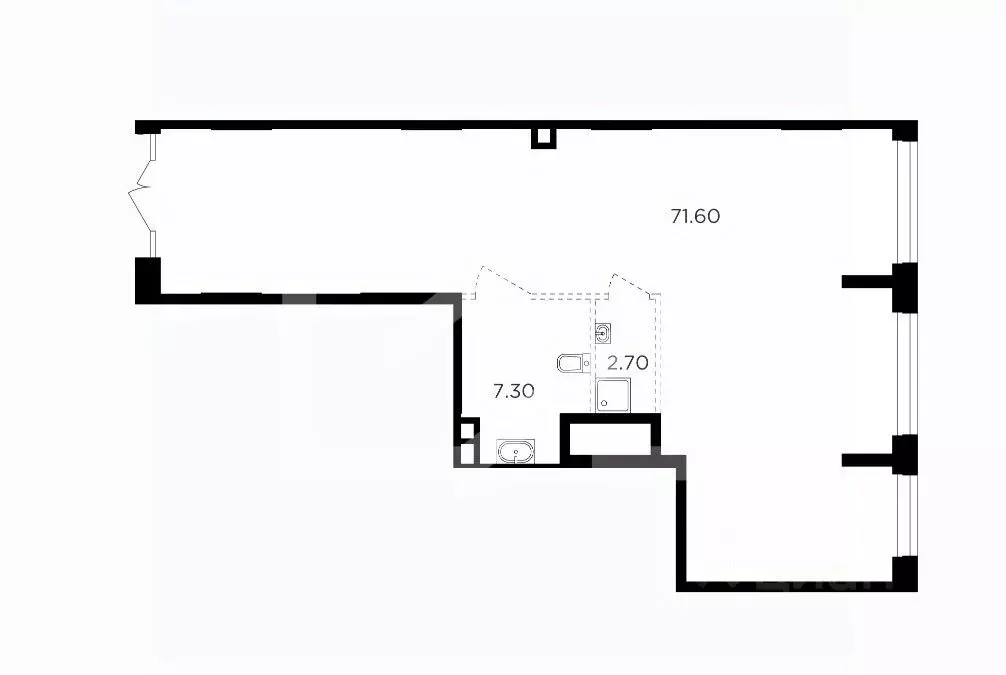 Помещение свободного назначения в Москва Филатов Луг жилой комплекс, ... - Фото 2