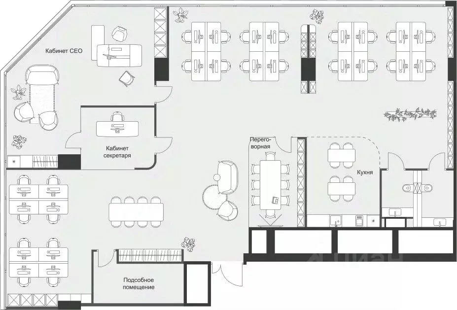 Офис в Москва 3-я Хорошевская ул., 18к2 (253 м) - Фото 0