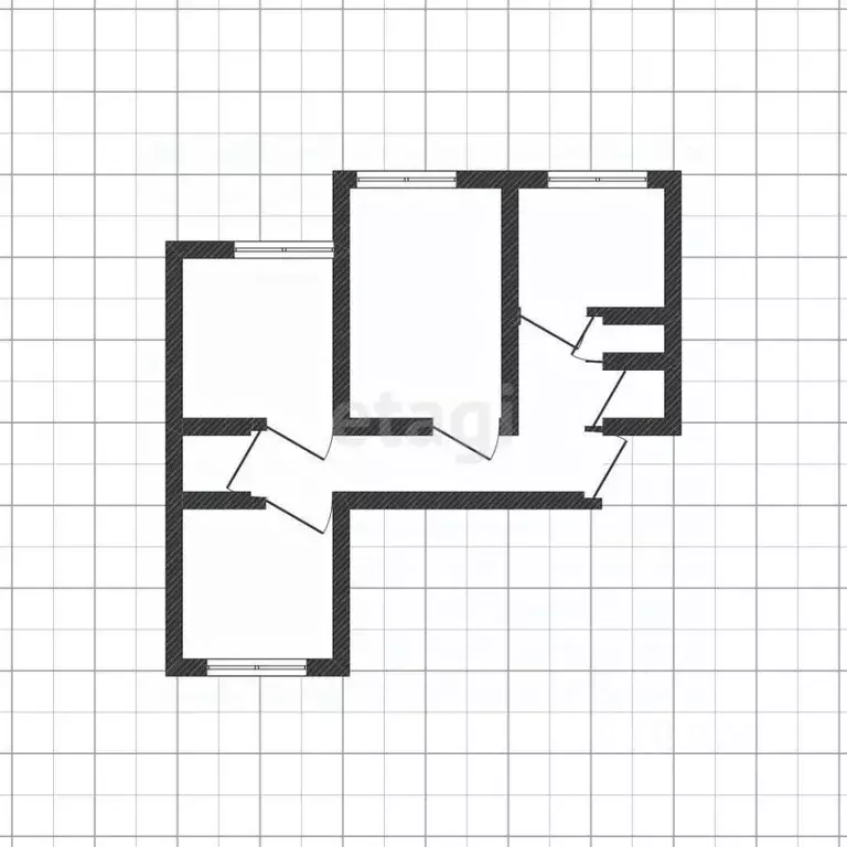 3-к кв. Курская область, Курск ул. Домостроителей, 8 (76.9 м) - Фото 2