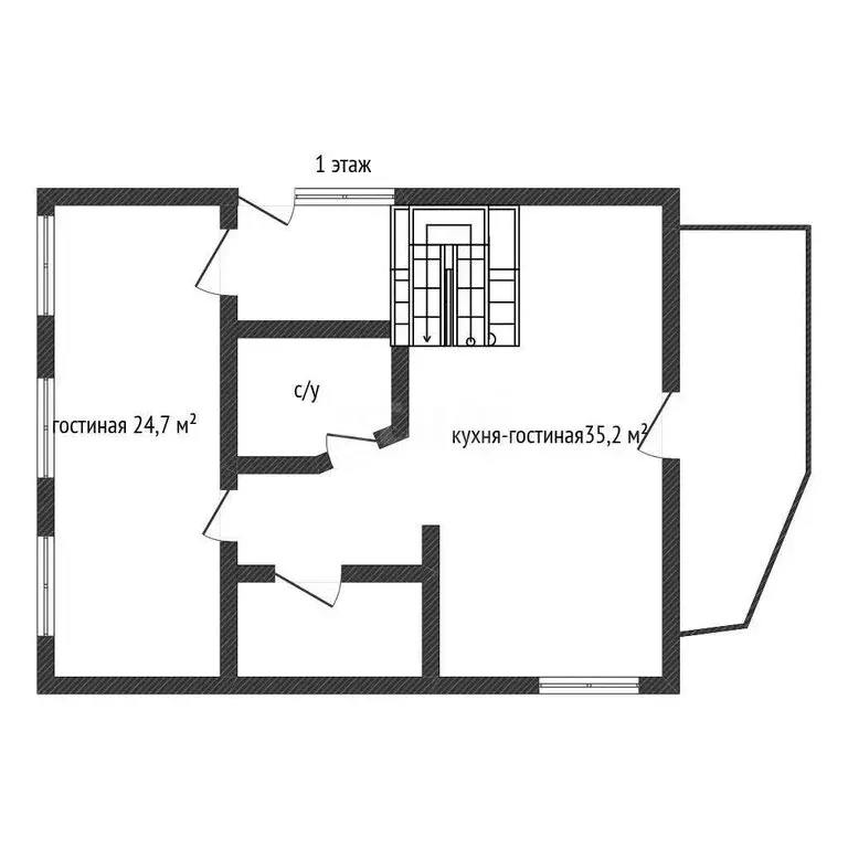 Дом в станица Убинская, Подгорная улица, 9/1 (208 м) - Фото 1
