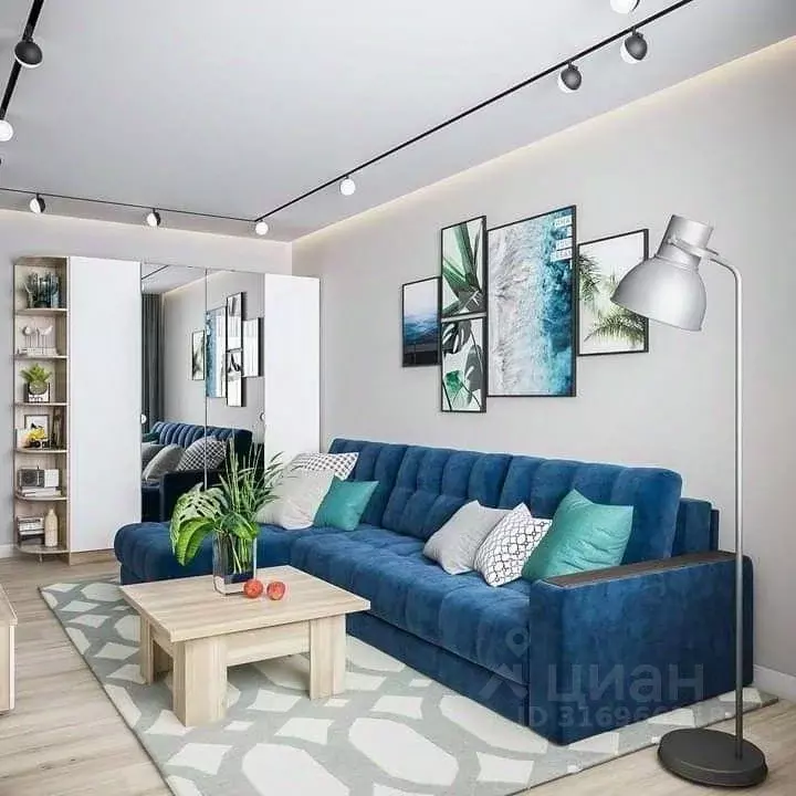 Квартира, 2 комнаты, 38.79 м - Фото 0