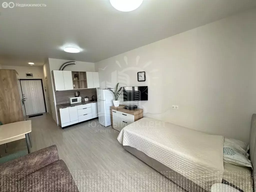 Квартира-студия: Анапа, Супсехское шоссе, 39к16 (28.3 м) - Фото 1