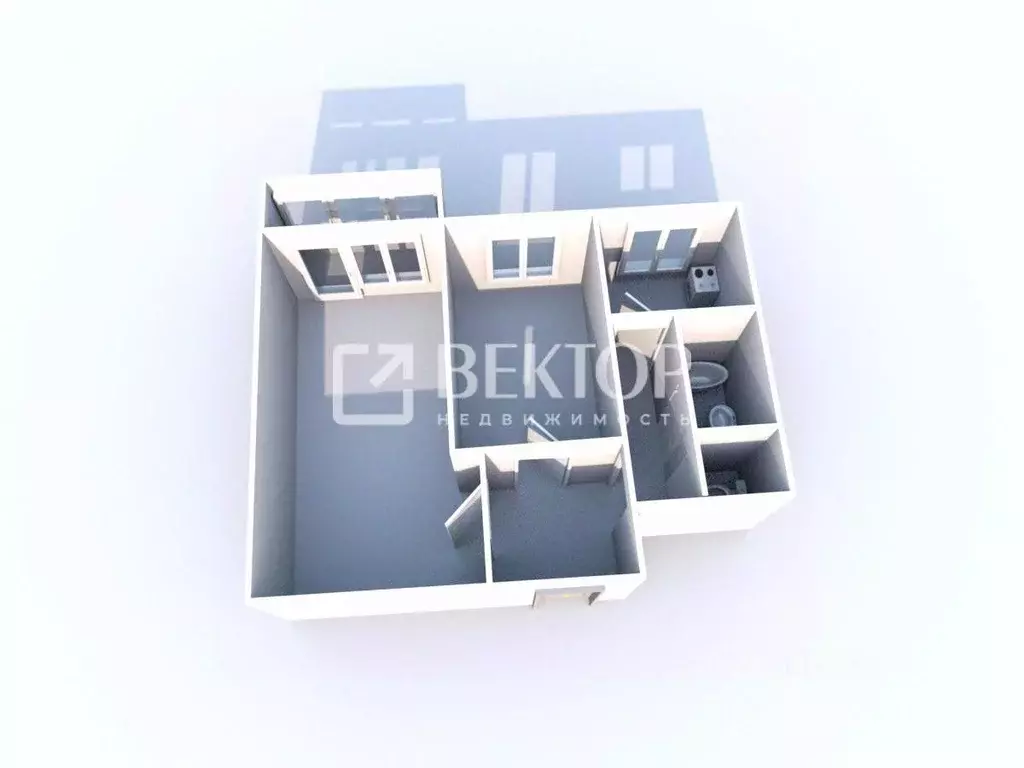 2-к кв. Костромская область, Кострома Юбилейный мкр, 13 (39.0 м) - Фото 1