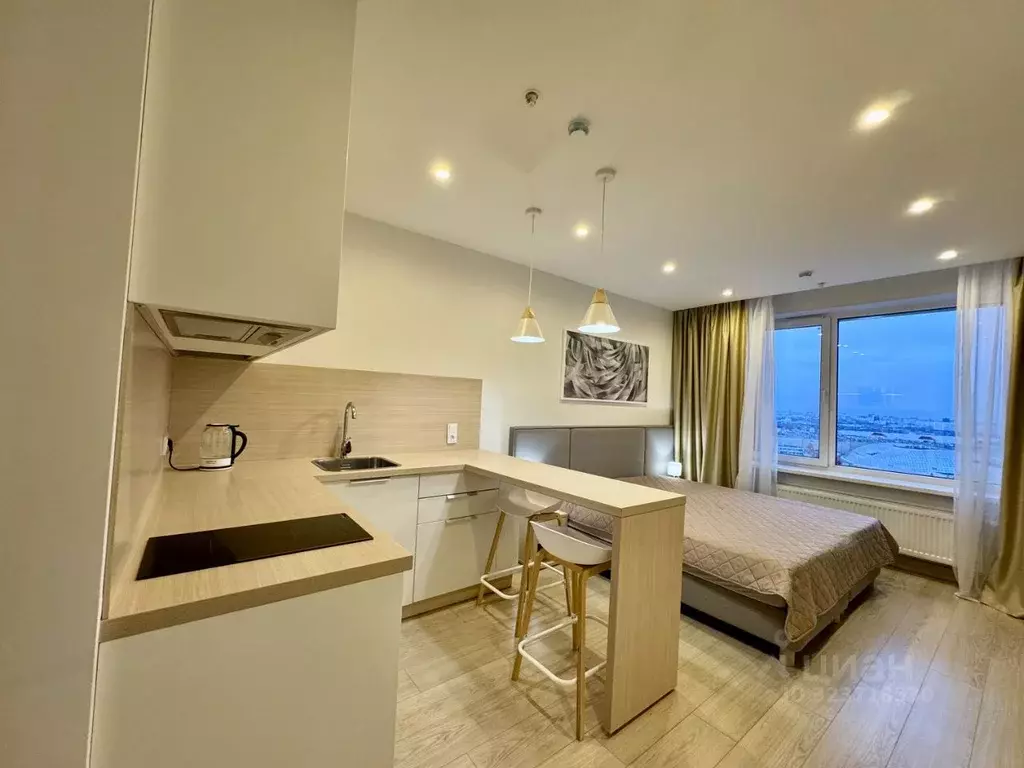 Студия Москва просп. Андропова, 10 (26.1 м) - Фото 1