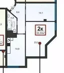 2-комнатная квартира: Геленджик, Крымская улица, 22к11 (66.1 м) - Фото 0