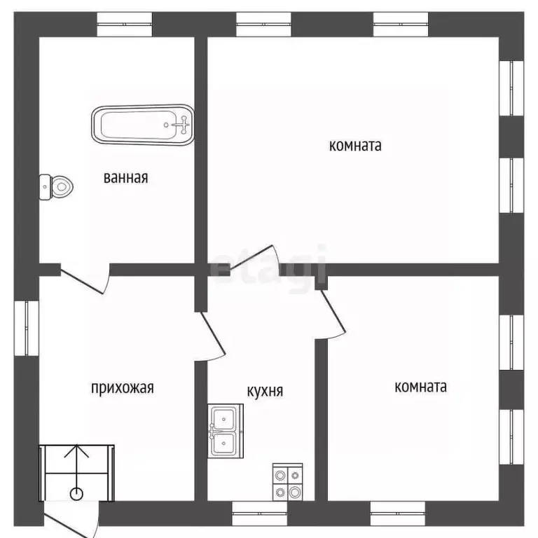 Дом в Нижегородская область, Выкса городской округ, с. Сноведь ул. ... - Фото 1