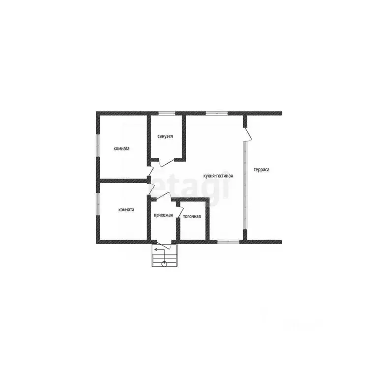 Дом в Алтайский край, Бийск ул. Павла Нахимова (77 м) - Фото 2